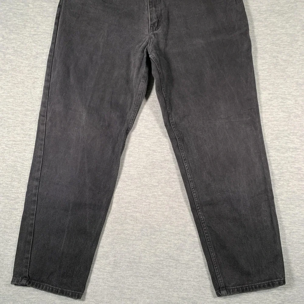 Vintage Bugle Boy Company Jeans Mens 38x30‎ Gray 740 Relaxed Straight Denim 90s